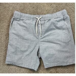 H&M Men's Light Gray Regular Fit Shorts - 100% Cotton